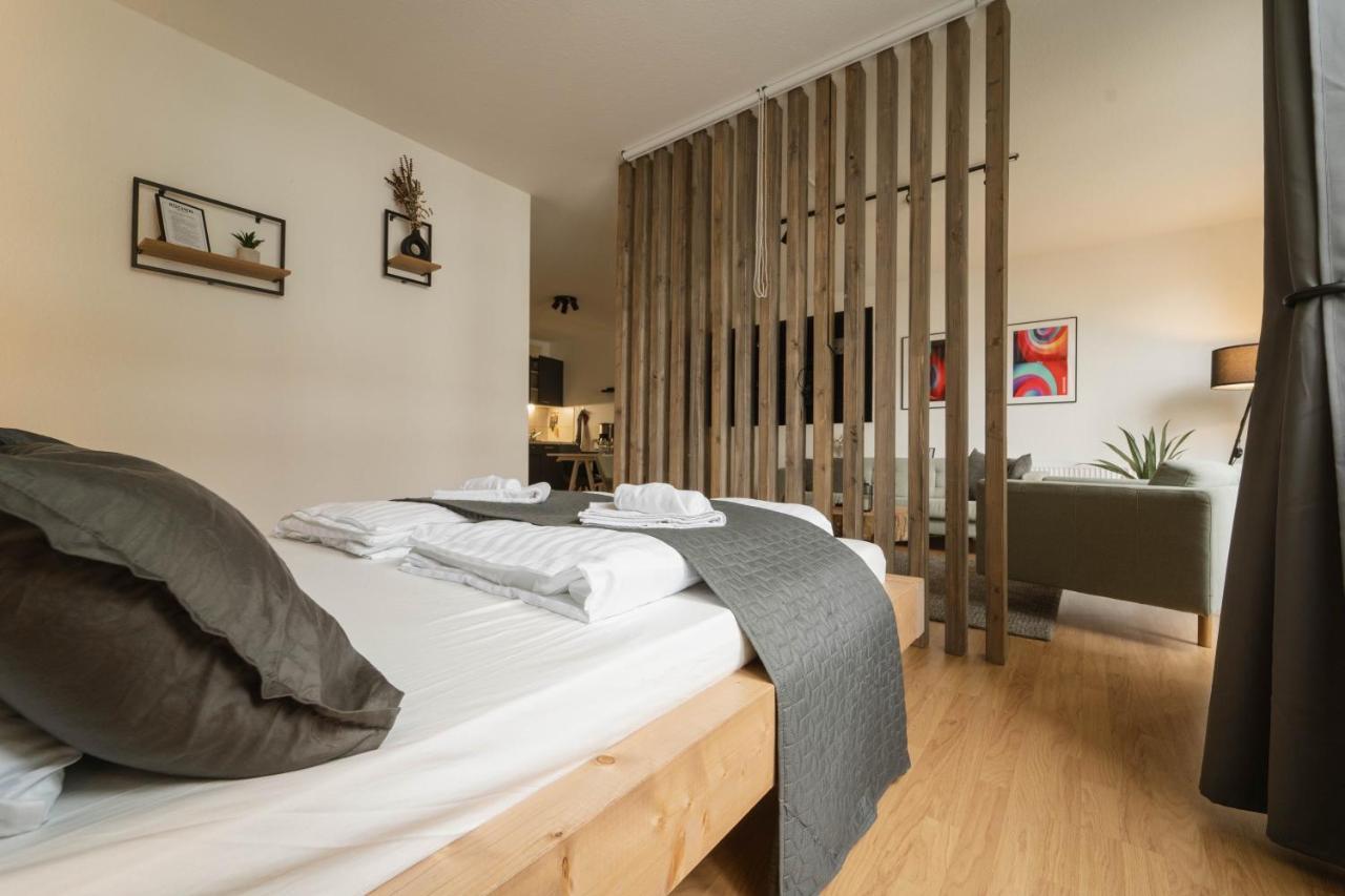 Raum921 - Stilvolles Apartment - Wlan, Tiefgarage, Kueche, Netflix Magdeburgo Exterior foto